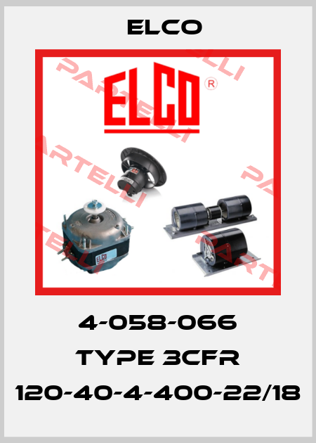 4-058-066 Type 3CFR 120-40-4-400-22/18 Elco