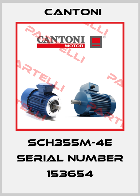 SCh355M-4E serial number 153654 Cantoni