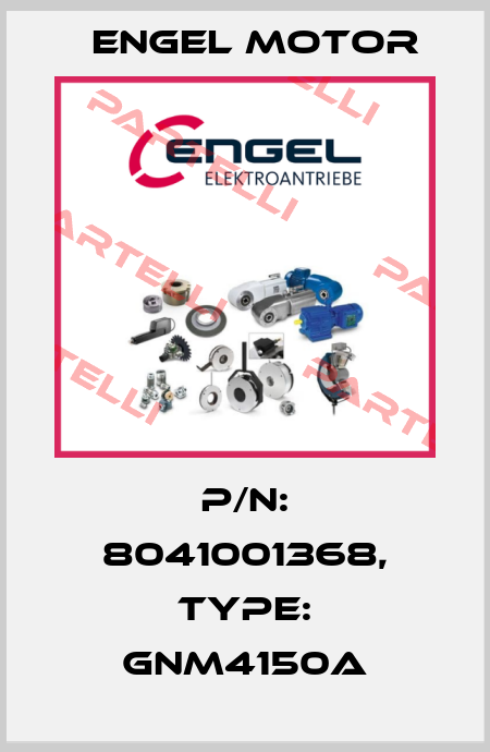 P/N: 8041001368, Type: GNM4150A Engel Motor