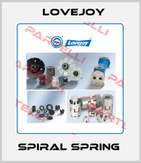 SPIRAL SPRING  Lovejoy