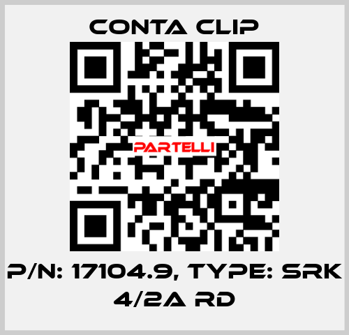 P/N: 17104.9, Type: SRK 4/2A RD Conta Clip