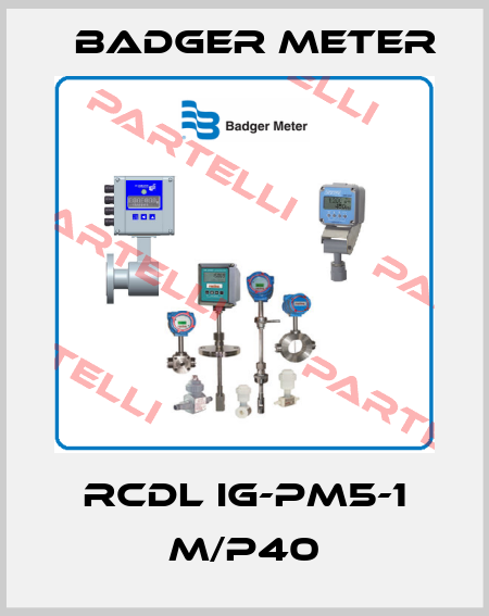 RCDL IG-PM5-1 M/P40 Badger Meter