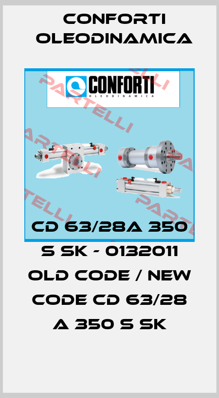 CD 63/28A 350 S SK - 0132011 old code / new code CD 63/28 A 350 S SK Conforti Oleodinamica