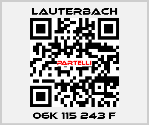 06K 115 243 F Lauterbach