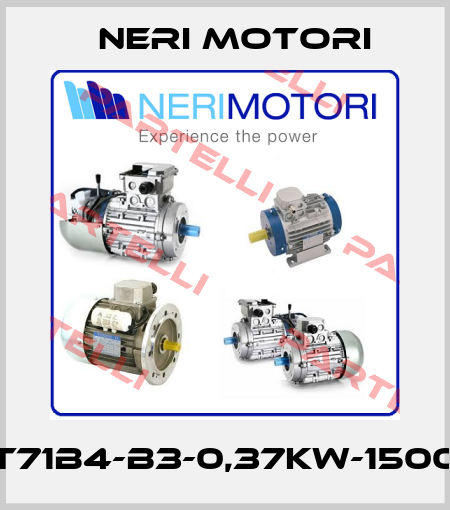T71B4-B3-0,37kW-1500 Neri Motori