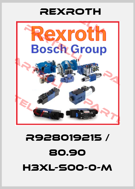 R928019215 / 80.90 H3XL-S00-0-M Rexroth