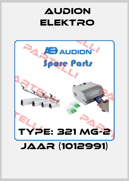 Type: 321 MG-2 JAAR (1012991) Audion Elektro