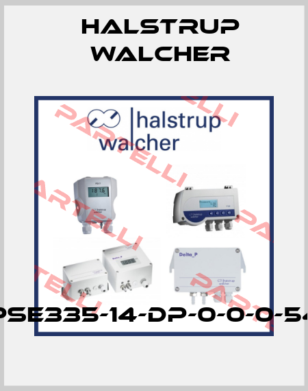 PSE335-14-DP-0-0-0-54 Halstrup Walcher