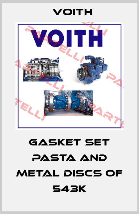 gasket set pasta and metal discs OF 543k Voith