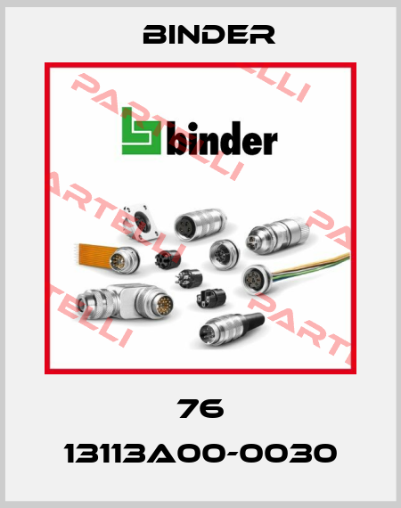76 13113A00-0030 Binder