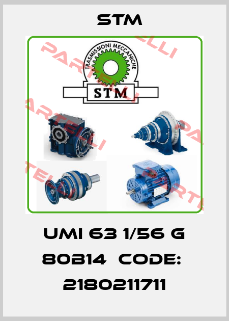  UMI 63 1/56 G 80B14  Code:  2180211711 Stm