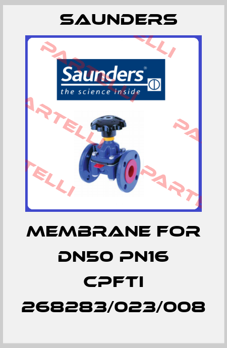 membrane for DN50 PN16 CPFTI 268283/023/008 Saunders