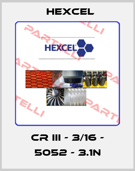 CR III - 3/16 - 5052 - 3.1N Hexcel