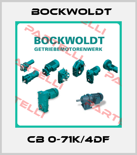 CB 0-71K/4DF Bockwoldt