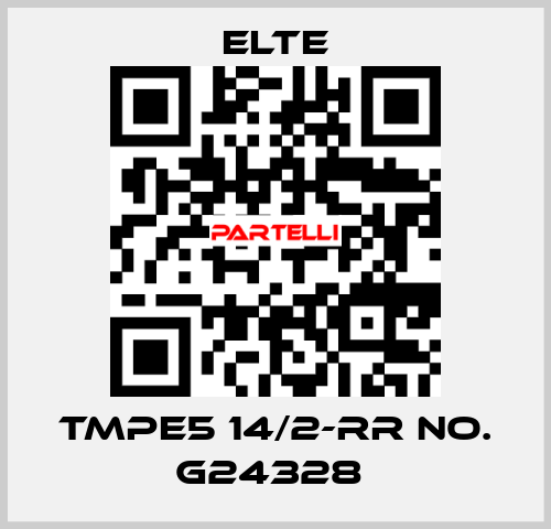 TMPE5 14/2-RR NO. G24328  Elte
