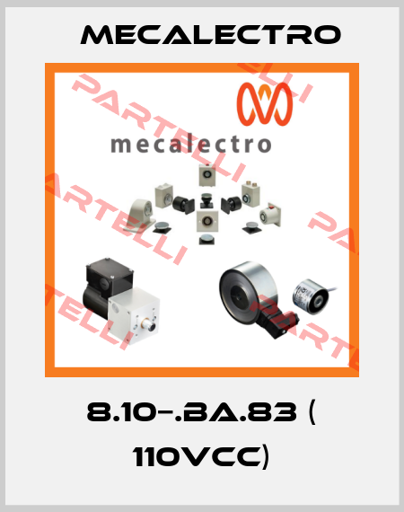 8.10−.BA.83 ( 110Vcc) Mecalectro