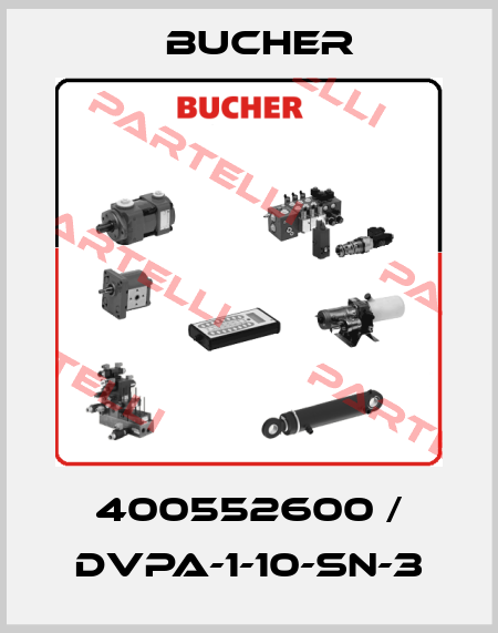 400552600 / DVPA-1-10-SN-3 Bucher