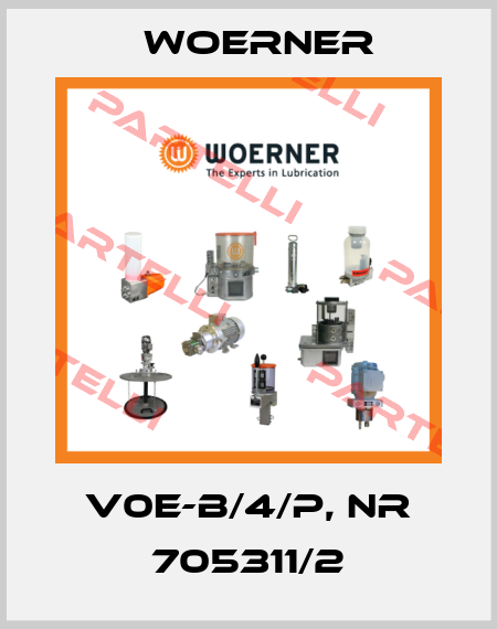 V0E-B/4/P, Nr 705311/2 Woerner