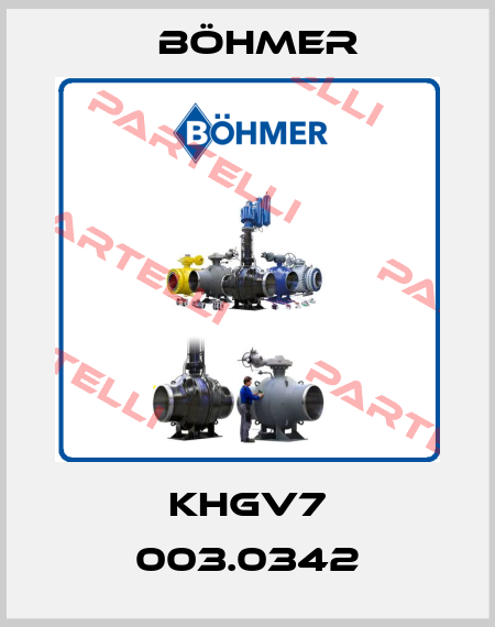 KHGV7 003.0342 Böhmer