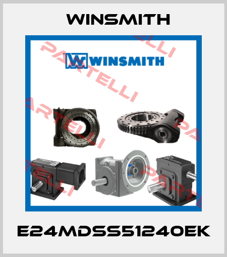 E24MDSS51240EK Winsmith