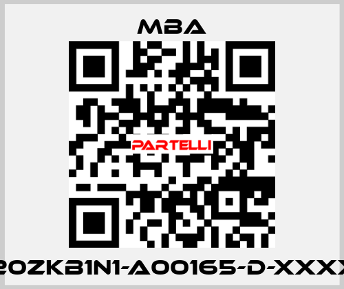 MBA220ZKB1N1-A00165-D-XXXXXXXX MBA