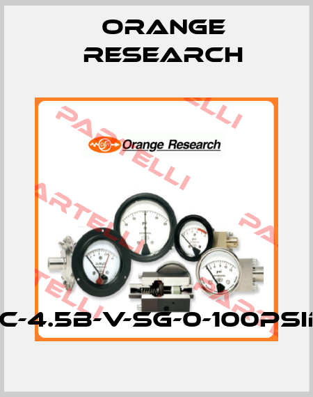 1202PG-1C-4.5B-V-SG-0-100PSID/KGCM2 Orange Research