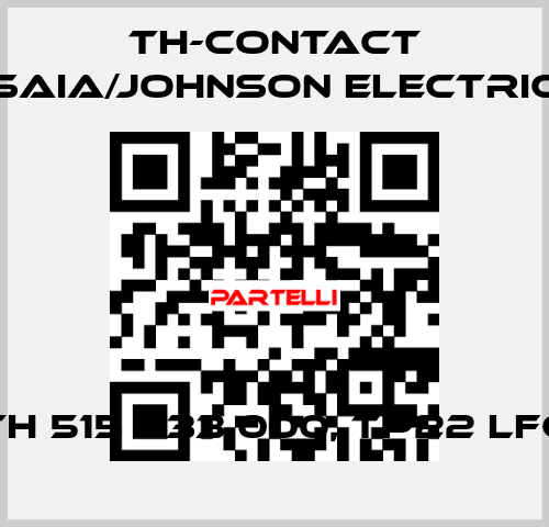 TH 515 033 000, TP22 LFC TH-Contact (Saia/Johnson Electric)