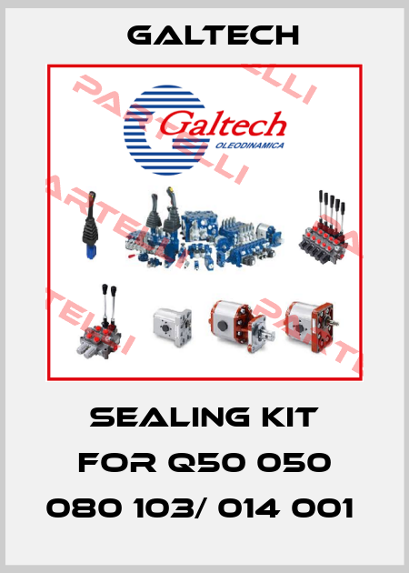 Sealing kit for Q50 050 080 103/ 014 001  Galtech