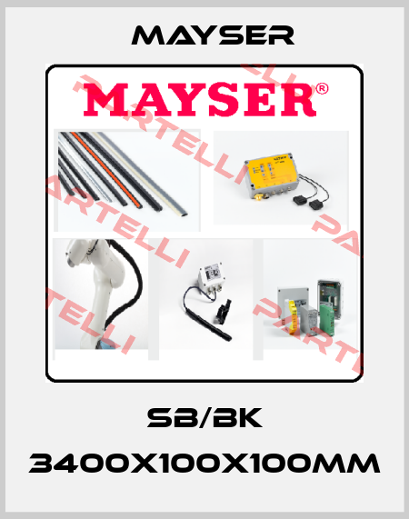 SB/BK 3400x100x100mm Mayser