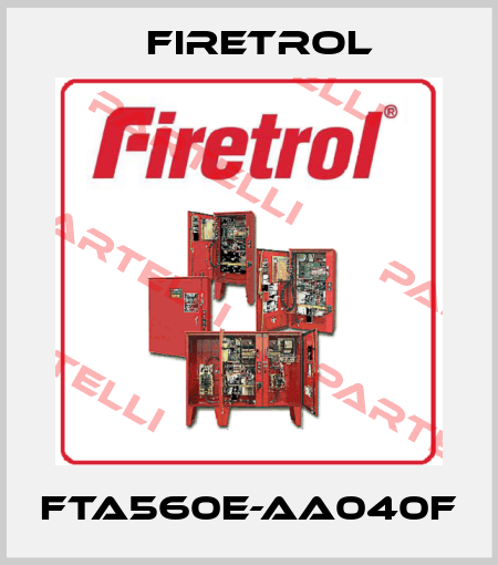 FTA560E-AA040F Firetrol