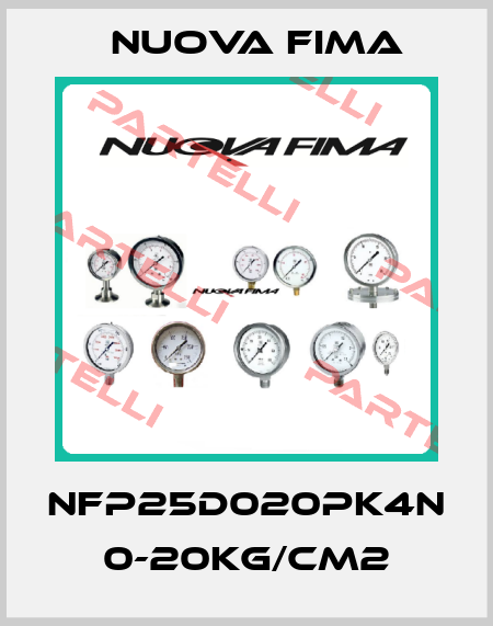 NFP25D020PK4N 0-20KG/CM2 Nuova Fima