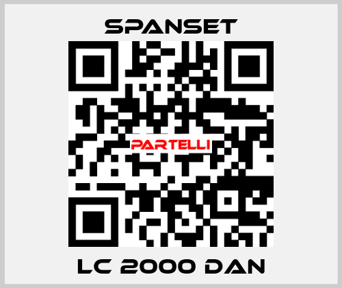 LC 2000 daN SpanSet