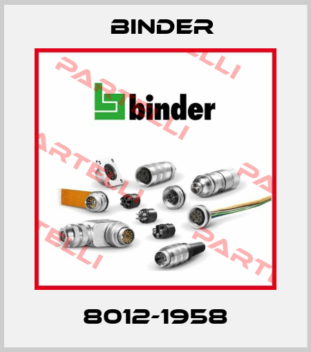 8012-1958 Binder
