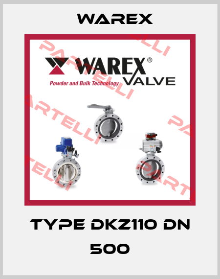 Type DKZ110 DN 500 Warex