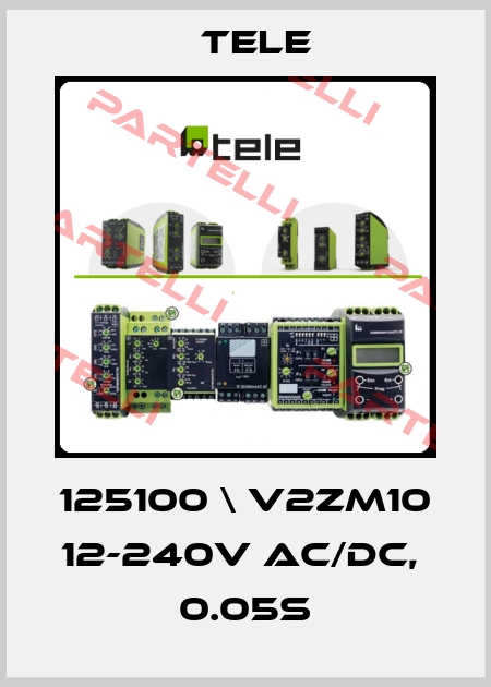 125100 \ V2ZM10 12-240V AC/DC,  0.05s Tele