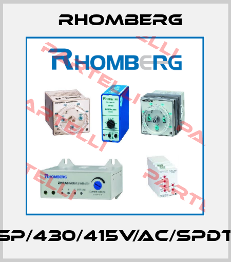 SP/430/415v/AC/SPDT Rhomberg