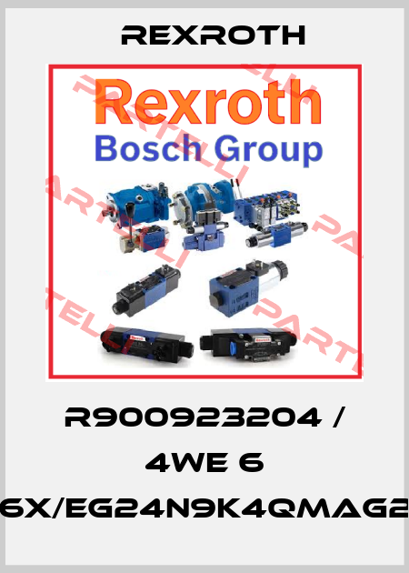 R900923204 / 4WE 6 Y6X/EG24N9K4QMAG24 Rexroth