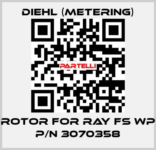 rotor for RAY FS WP p/n 3070358 Diehl (Metering)