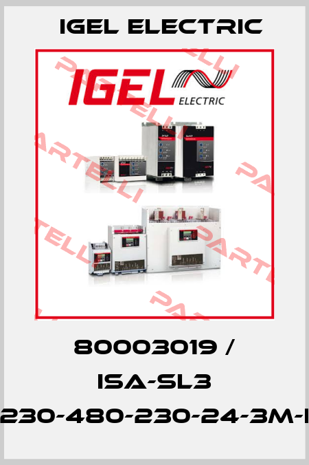 80003019 / ISA-SL3 230-480-230-24-3M-I IGEL Electric