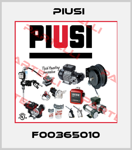 F00365010 Piusi