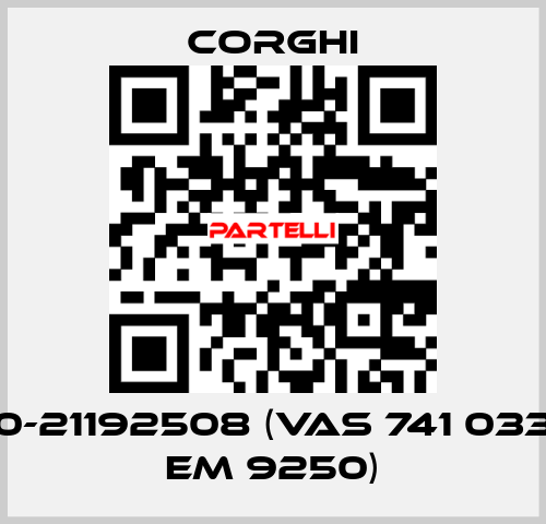 0-21192508 (VAS 741 033 EM 9250) Corghi