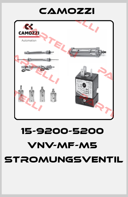 15-9200-5200  VNV-MF-M5  STROMUNGSVENTIL  Camozzi