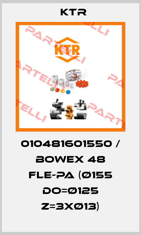 010481601550 / Bowex 48 FLE-PA (Ø155 DO=Ø125 Z=3XØ13) KTR