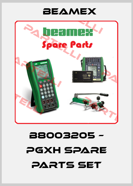 B8003205 – PGXH spare parts set Beamex