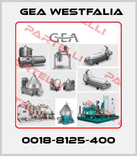 0018-8125-400 Gea Westfalia