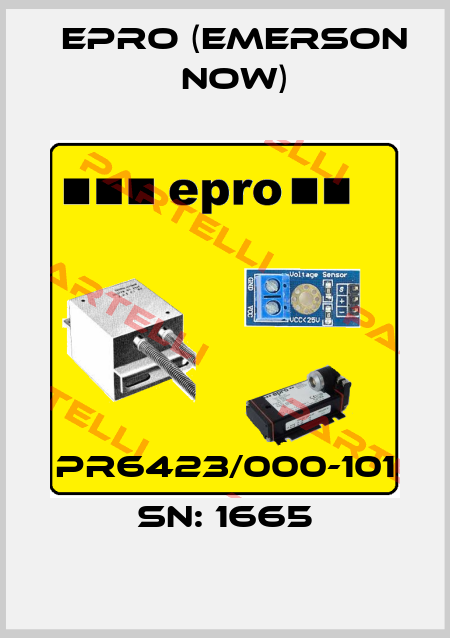 PR6423/000-101   SN: 1665 Epro (Emerson now)