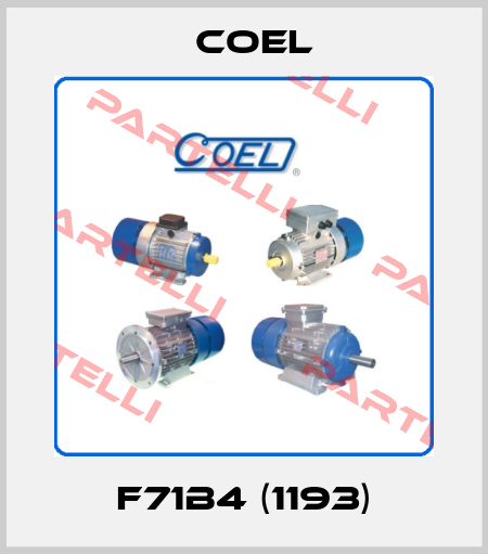 F71B4 (1193) Coel