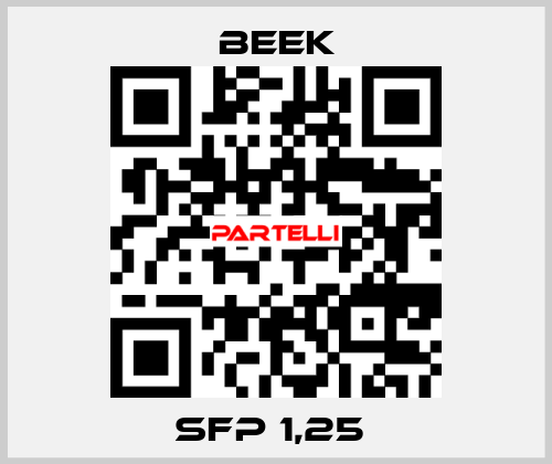 SFP 1,25  Beek