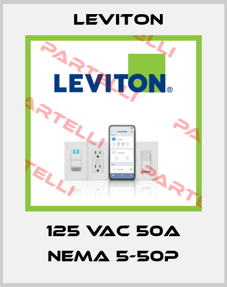 125 VAC 50A NEMA 5-50P Leviton