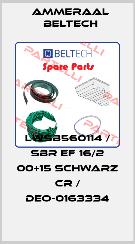 LWSB560114 / SBR EF 16/2 00+15 schwarz CR / DEO-0163334 Ammeraal Beltech